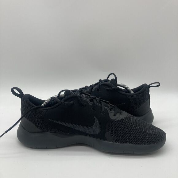 Mens Size 11.5 Nike Flex Experience Run 10 Running Shoes Black Grey CI9960 001 - Picture 7 of 11